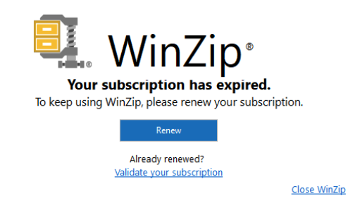 cat download file winzip expired